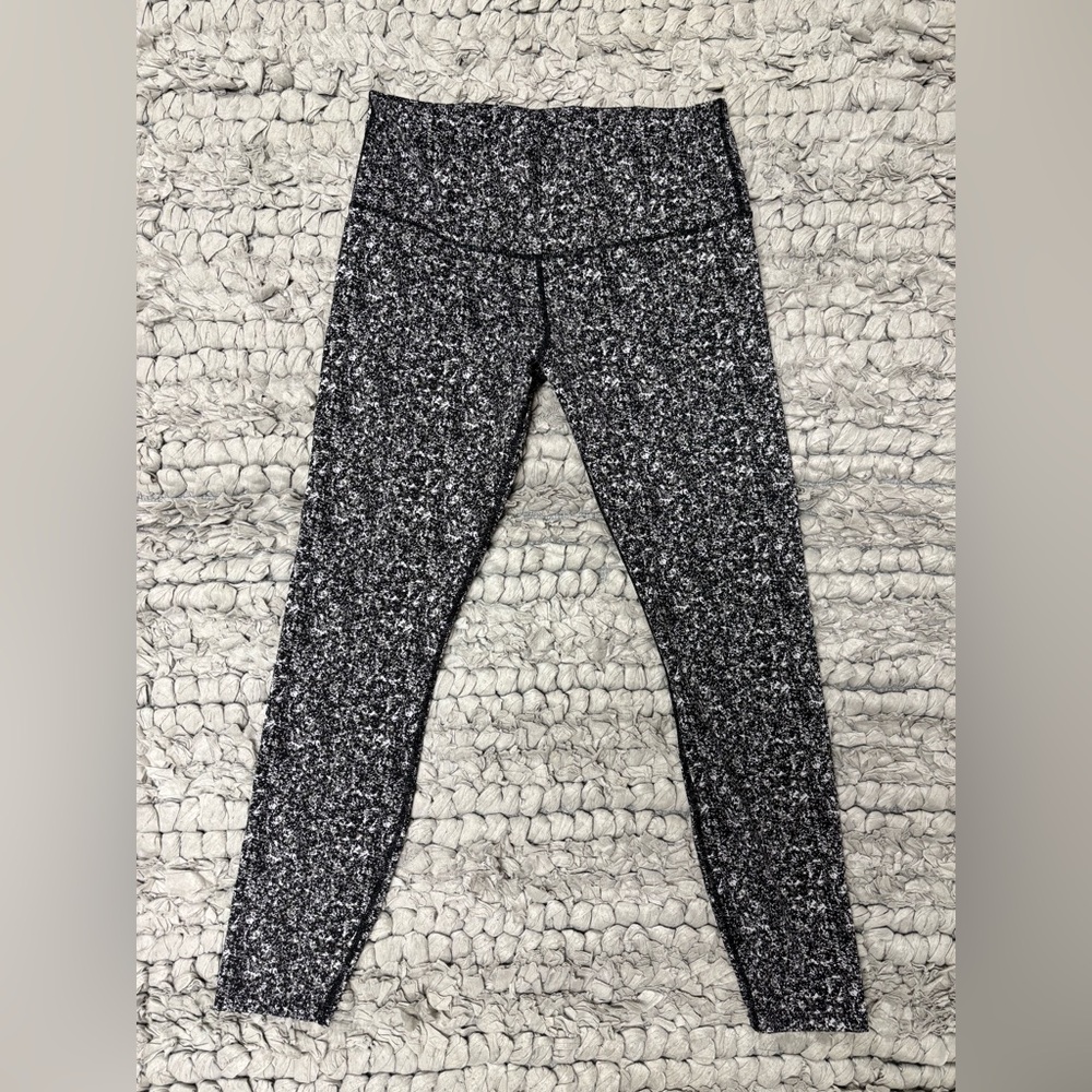 Varley Black and White Patterned Leggings